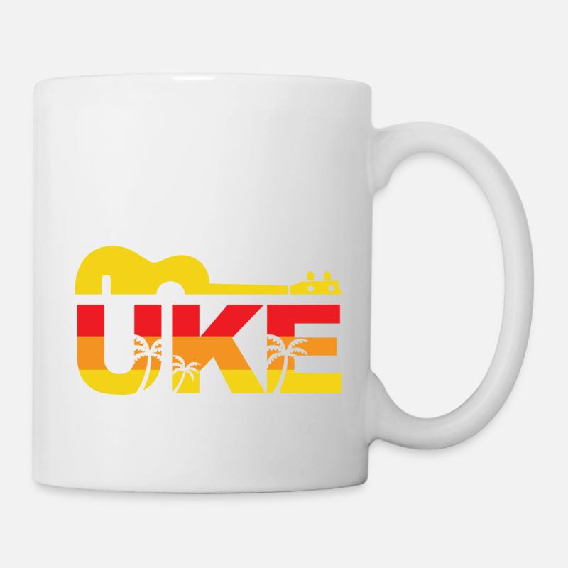 Ukulele UKE - Mug - white
