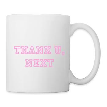 Phrase Thank you, next Ariana Pink Vintage - Mug - white - Right