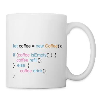 Informatik Programmierer Coder C++ Html - Tasse - Weiß - Rechts