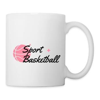 Basketball - Mug blanc - blanc - Droite