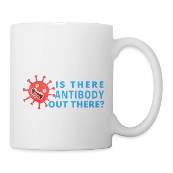IS THERE ANTIBODY OUT THERE - #LABLIFE - Mug - white - Right