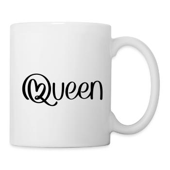 Queen with heart - Mug - white - Right