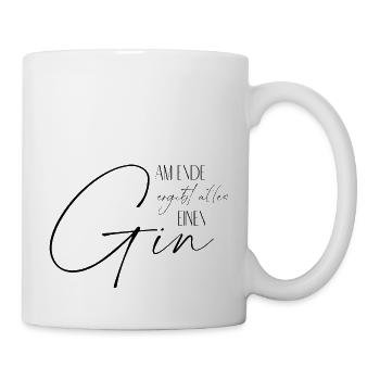 gin - Tasse - Weiß - Rechts