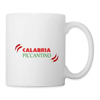Kalabrien Piccantino, Chilischote, Geschenkidee - Tasse - Weiß - Rechts
