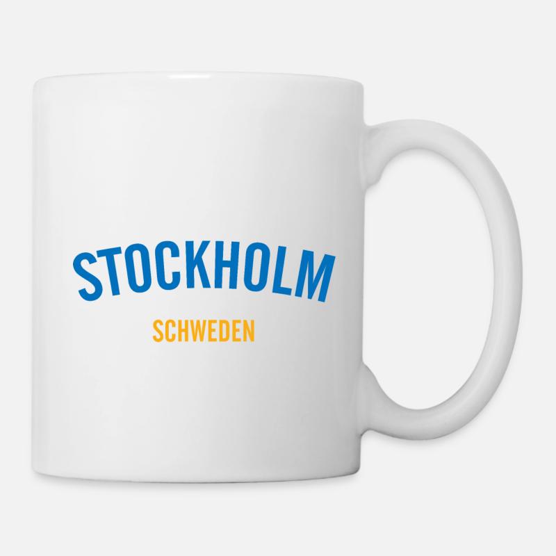 Stockholm Suède - Mug blanc - blanc