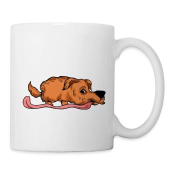 Lustige Hunde 10 - Tasse - Weiß - Rechts