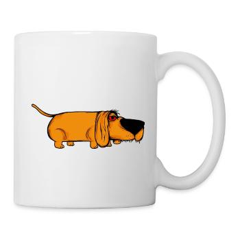 Lustige Hunde 14 - Tasse - Weiß - Rechts