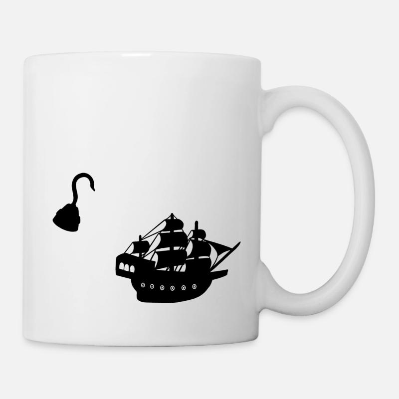 hook stickers - Mug blanc - blanc