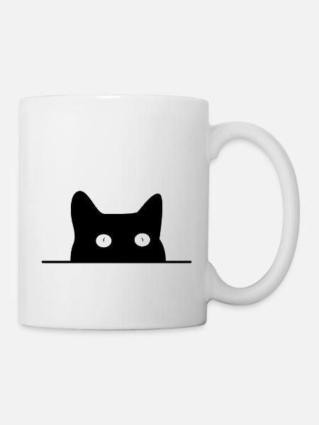 Katze - Tasse - Weiß