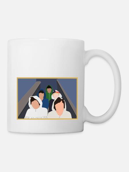 Boys stairs - Mug - white