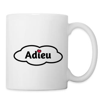 Adieu - Tasse - Weiß - Rechts