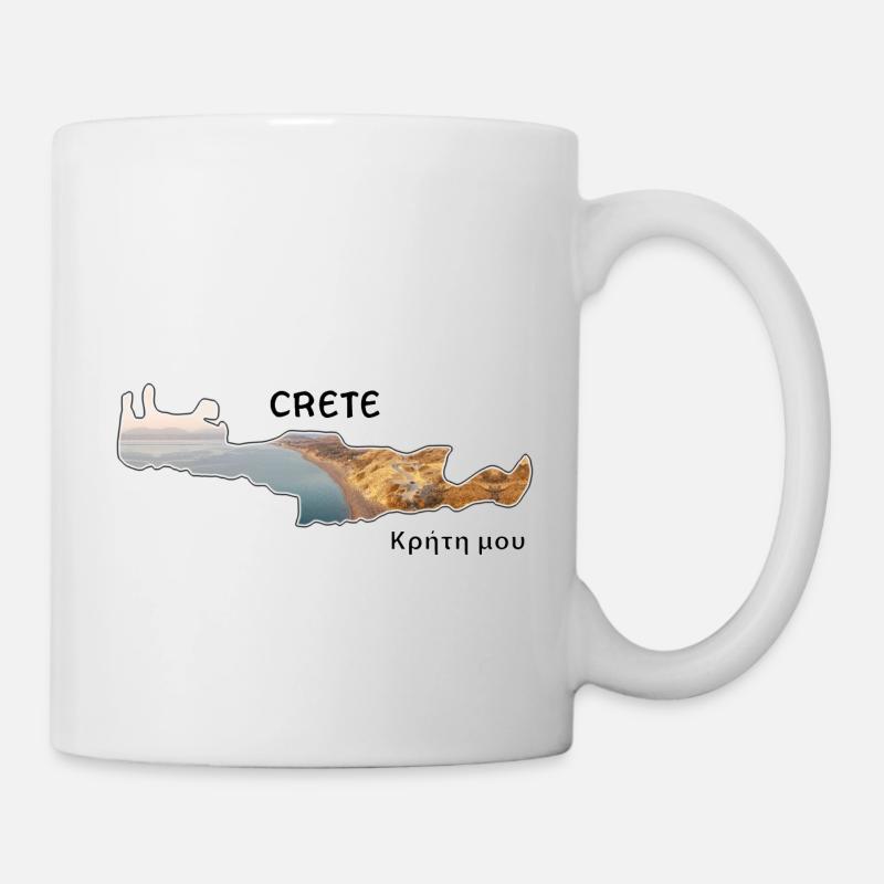 Crète Comos Plage - Mug blanc - blanc