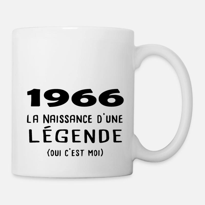 Anniversaire 1966 - Mug blanc - blanc