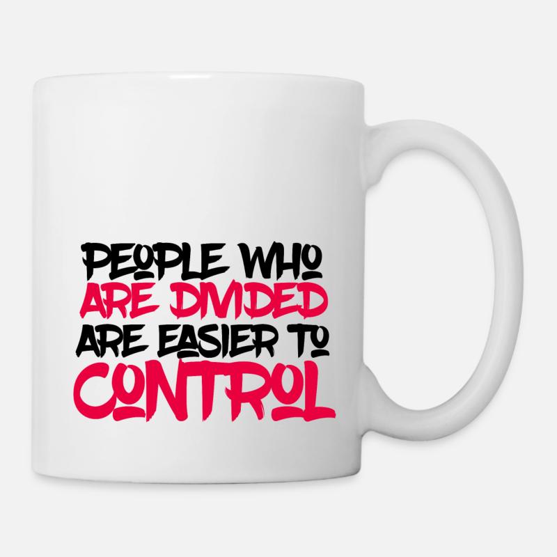 Diviser et conquérir - Mug blanc - blanc