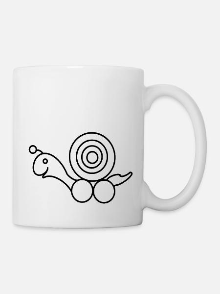 snail - Mug - white