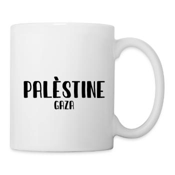 Palestine - Gaza - Arabia - palestinian Palestina - Tasse - Weiß - Rechts