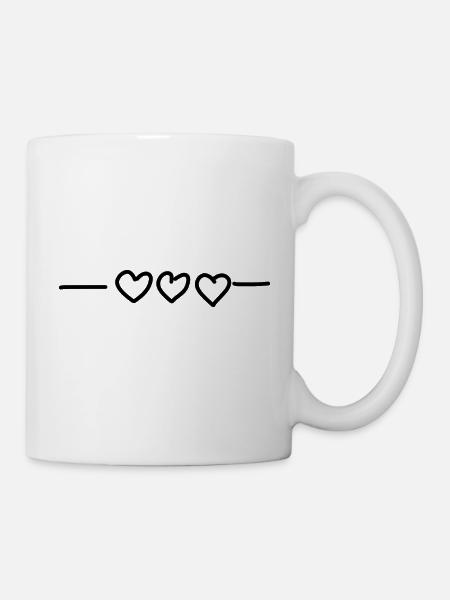 Heart Heart - Mug - white