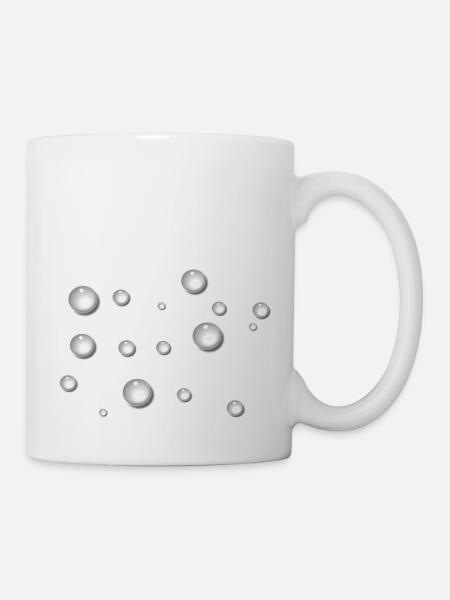 Goutte d’eau Pluie - Mug blanc - blanc