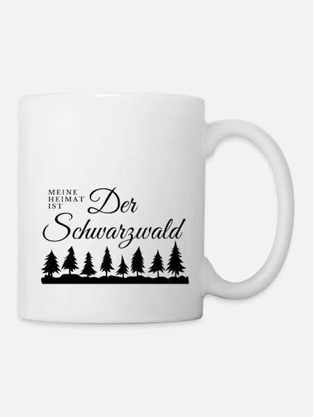 Heimat Schwarzwald - Tasse - Weiß