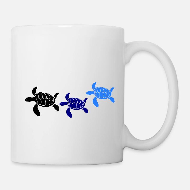 Tortues - Mug blanc - blanc