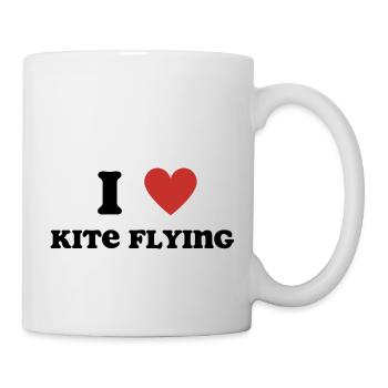 I Love Kite Flying - Mug - white - Right
