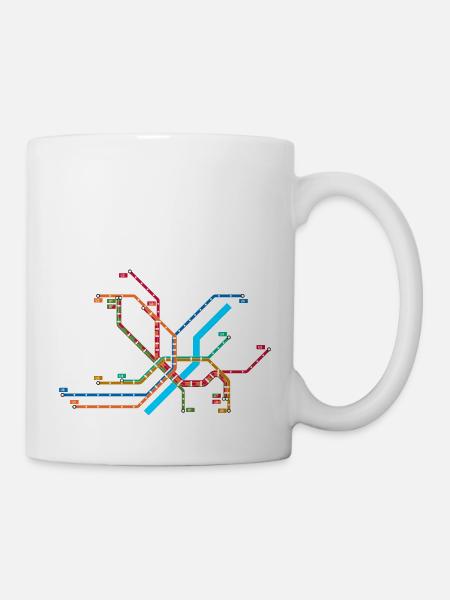 Metro München - Tasse - Weiß