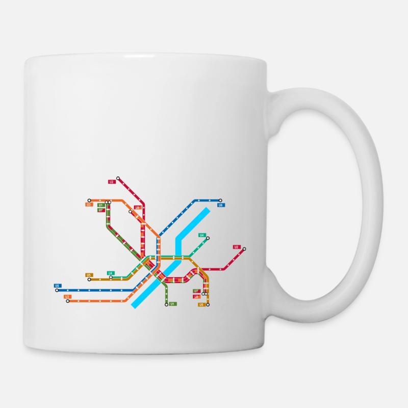 Metro München - Tasse - Weiß