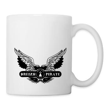 breizh pirate ermine wing - Mug - white - Right