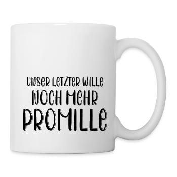 Bier Spruch Geschenk Alkohol Party Mallorca - Tasse - Weiß - Rechts