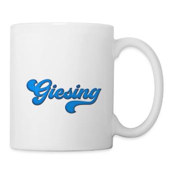 Giesing quartier de Munich T-shirt bleu - Mug blanc - blanc - Droite