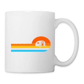 Camping Caravanes - Mug blanc - blanc - Droite