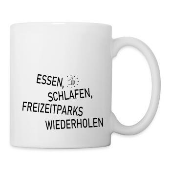 Rollercoaster Achterbahn - Tasse - Weiß - Rechts