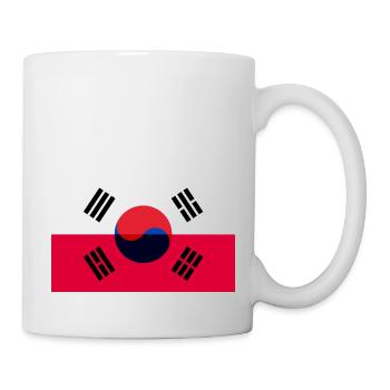 Polen Korea - Tasse - Weiß - Rechts