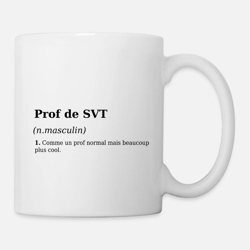 Définition Enseignant SVT - Mug blanc - blanc