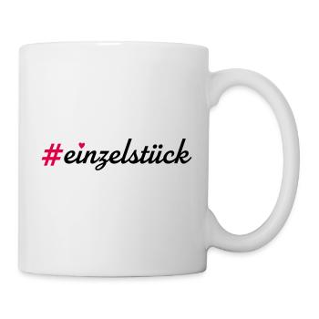 Einzelstück - Tasse - Weiß - Rechts