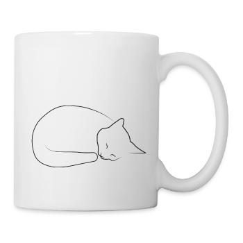 Sleeping hangover - Mug - white - Right
