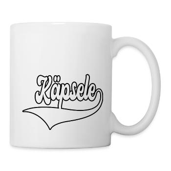 Käpsele für Schwabe Stuttgarter - Tasse - Weiß - Rechts