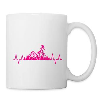 Snowboard Snowboarder - Tasse - Weiß - Rechts