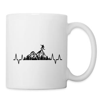 Snowboard Snowboarder - Tasse - Weiß - Rechts