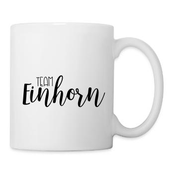 Team Einhorn - Tasse - Weiß - Rechts