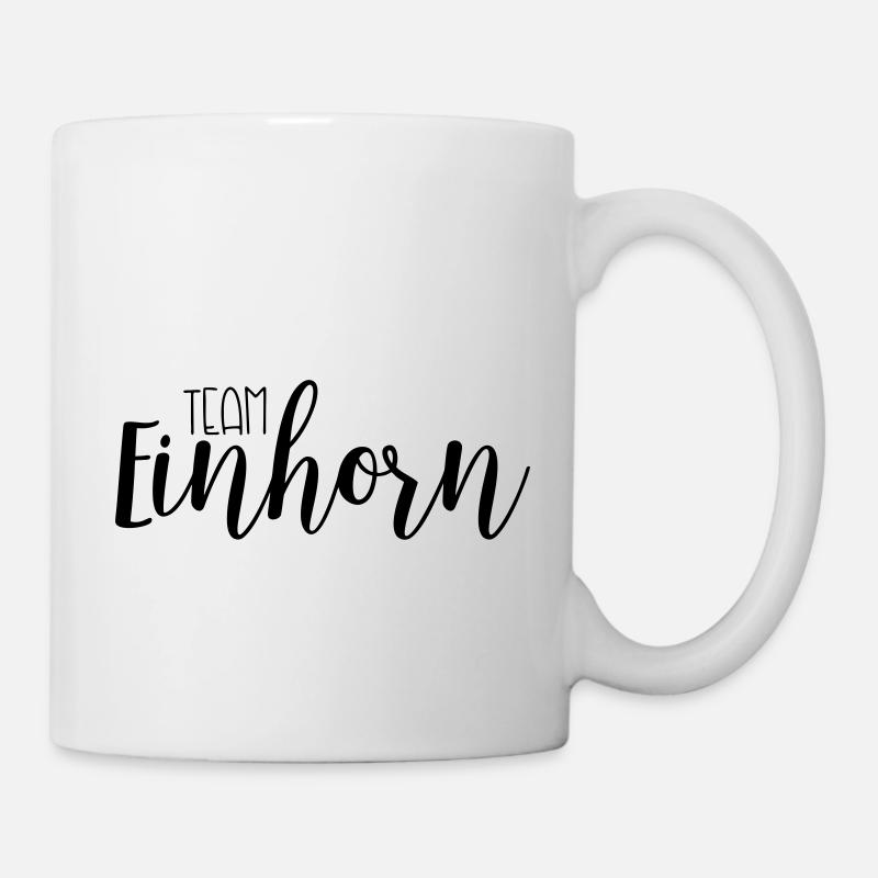Team Einhorn - Tasse - Weiß