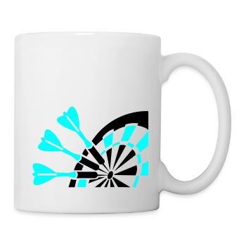 dart - Tasse - Weiß - Rechts