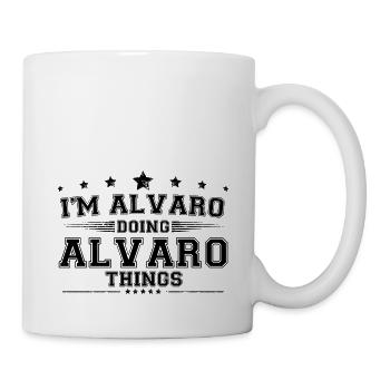 i’m Alvaro doing Alvaro things - Mug - white - Right