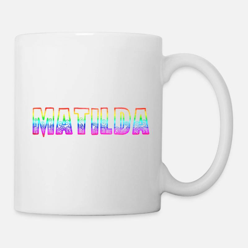 matilda rs regenbogen - Tasse - Weiß