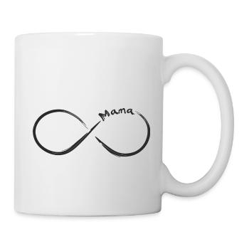 Unendlichkeit Mama - Tasse - Weiß - Rechts