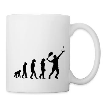 Tennis - Tasse - Weiß - Rechts