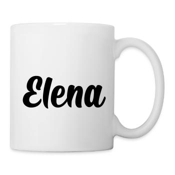Elena - Tasse - Weiß - Rechts