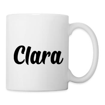 Clara - Tasse - Weiß - Rechts