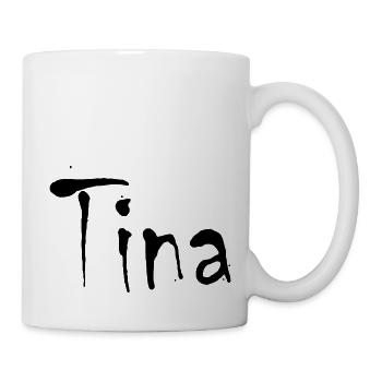 tina - Tasse - Weiß - Rechts