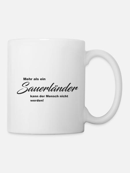 Mehr als ein Sauerländer - Tasse - Weiß